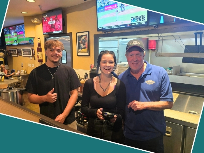 Mike player owner with PSH staff - 700x525 43 ratio